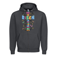 Smoke he is risen cross Zipper Hoodie - MaliasSmallBusiness