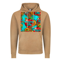 Vintage Camel teacher apple seamless pattern Vintage Hoodie - HRA Design Shop