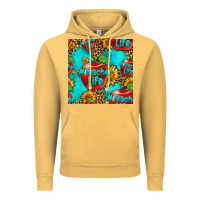 Vintage Mustard teacher apple seamless pattern Vintage Hoodie - HRA Design Shop