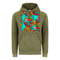 Vintage Olive teacher apple seamless pattern Vintage Hoodie - HRA Design Shop