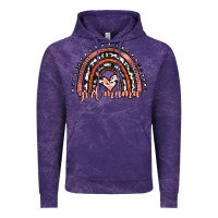 Cloud Purple girl mama western leopard rainbow Vintage Hoodie - JahusDesignShop