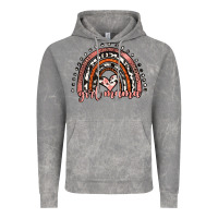 Cloud Rock girl mama western leopard rainbow Vintage Hoodie - JahusDesignShop