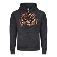 Vintage Black girl mama western leopard rainbow Vintage Hoodie - JahusDesignShop