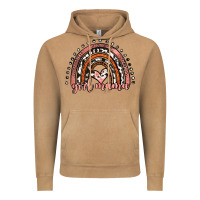 Vintage Camel girl mama western leopard rainbow Vintage Hoodie - JahusDesignShop