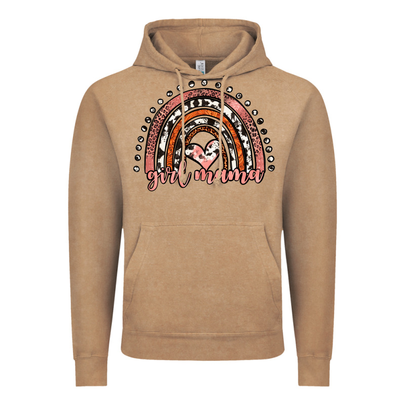 Girl Mama Western Leopard Rainbow Vintage Hoodie by JahusDesignShop | Teevron
