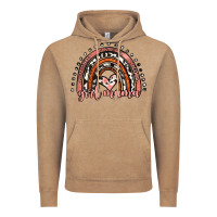 Vintage Coffee girl mama western leopard rainbow Vintage Hoodie - JahusDesignShop