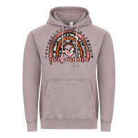 Vintage Zinc girl mama western leopard rainbow Vintage Hoodie - JahusDesignShop