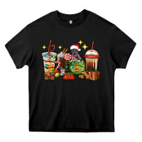Black Christmas coffee cups with Pitbull Heavy Core Tee - RanaPortraitStore