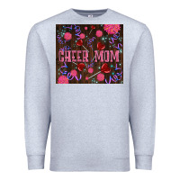 Heather Grey cheer mom party Premium Sweatshirt - LillyAllenDesigns