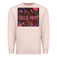 Pale Pink cheer mom party Premium Sweatshirt - LillyAllenDesigns