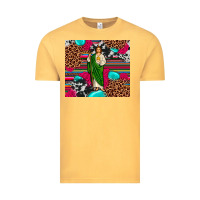 Vintage Mustard san judas leopard cowhide tumbler Vintage Tee - JahusDesignShop