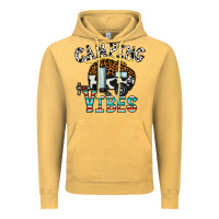 Vintage Mustard camping vibes Vintage Hoodie - CowhideDigitalArt