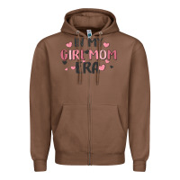 Chestnut in my girl mom era Zipper Hoodie - MaliasSmallBusiness