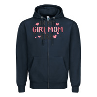 Navy in my girl mom era Zipper Hoodie - MaliasSmallBusiness