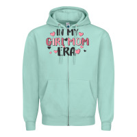 Seafoam in my girl mom era Zipper Hoodie - MaliasSmallBusiness