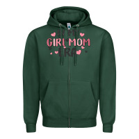 Sports Green in my girl mom era Zipper Hoodie - MaliasSmallBusiness
