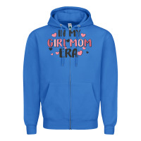 True Royal in my girl mom era Zipper Hoodie - MaliasSmallBusiness