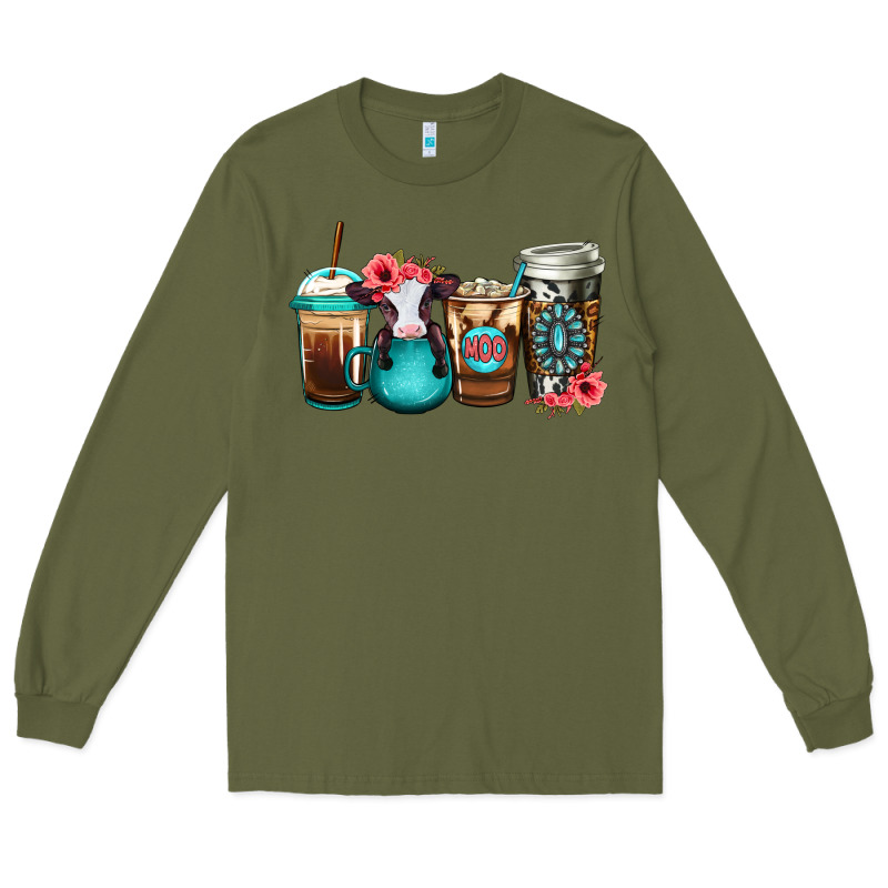 Baby Calf Coffee Cups Long Sleeve Tee by Jasminsmagicworld | Teevron