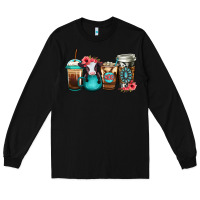 Black Baby calf coffee cups Long Sleeve Tee - Jasminsmagicworld