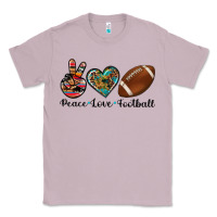 Lilac peace love football Classic Tee - Artiststas
