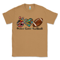 Toasted Coconut peace love football Classic Tee - Artiststas
