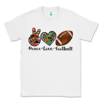 White peace love football Classic Tee - Artiststas