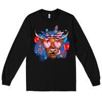 Black western america cow Long Sleeve Tee - JahusDesignShop