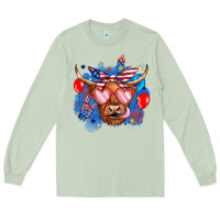 Matcha western america cow Long Sleeve Tee - JahusDesignShop