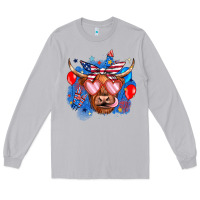 Moon Dust western america cow Long Sleeve Tee - JahusDesignShop