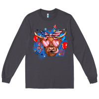 Smoke western america cow Long Sleeve Tee - JahusDesignShop