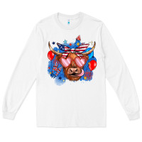 White western america cow Long Sleeve Tee - JahusDesignShop