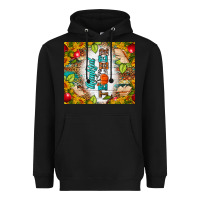 Black thankful teacher fall tumbler Heavyweight Hoodie - BundleAndBundleShop