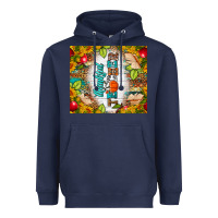 Navy thankful teacher fall tumbler Heavyweight Hoodie - BundleAndBundleShop