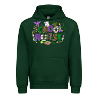 Forest Green school nurse mardi gras Urban Hoodie - CowGirlArtShop