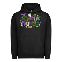Pigment Black school nurse mardi gras Urban Hoodie - CowGirlArtShop