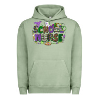 Pigment Oil Green school nurse mardi gras Urban Hoodie - CowGirlArtShop