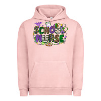 Pigment Salmon school nurse mardi gras Urban Hoodie - CowGirlArtShop
