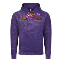 Cloud Purple Mardi gras farm trucks Vintage Hoodie - FaDigitalArtStudio