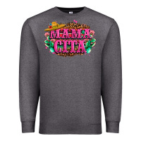 Charcoal Heather vibrant fiesta typography Premium Sweatshirt - LillyAllenDesigns