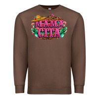Chestnut vibrant fiesta typography Premium Sweatshirt - LillyAllenDesigns