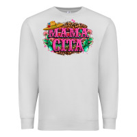 Dove Grey vibrant fiesta typography Premium Sweatshirt - LillyAllenDesigns