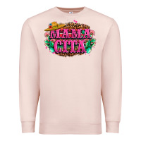 Pale Pink vibrant fiesta typography Premium Sweatshirt - LillyAllenDesigns