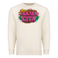 Sandshell vibrant fiesta typography Premium Sweatshirt - LillyAllenDesigns