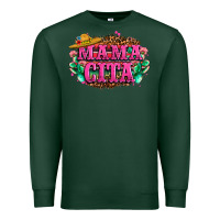 Sports Green vibrant fiesta typography Premium Sweatshirt - LillyAllenDesigns