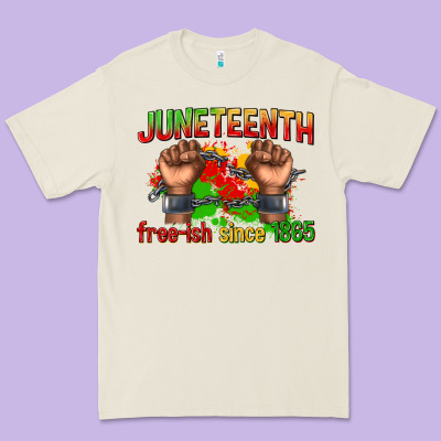 Premium Tee juneteenth free ish since 1865