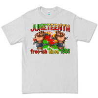 Dove Grey juneteenth free ish since 1865 Premium Tee - texasbilliewilder