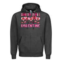 Charcoal Heather sorry girls mommy is my valentine Zipper Hoodie - MaliasSmallBusiness
