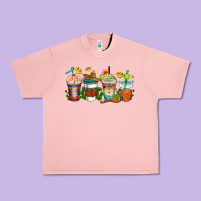Cinco De Mayo Coffee Cups Urban Heavy Tee Designed By Adodesignshop