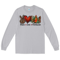Moon Dust Peace love western christmas trees Long Sleeve Tee - Jasminsmagicworld