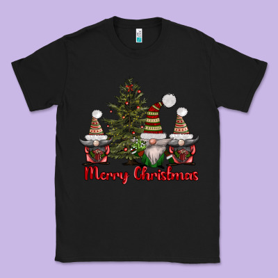 Merry Christmas With Gnomes Classic Tee Designed By Adodesignshop